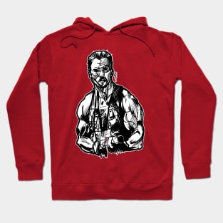 Arnie Commando Chopper Predator Terminator! Hoodie